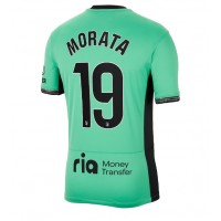 Pánský Fotbalový dres Atletico Madrid Alvaro Morata #19 2023-24 Třetí Krátký Rukáv